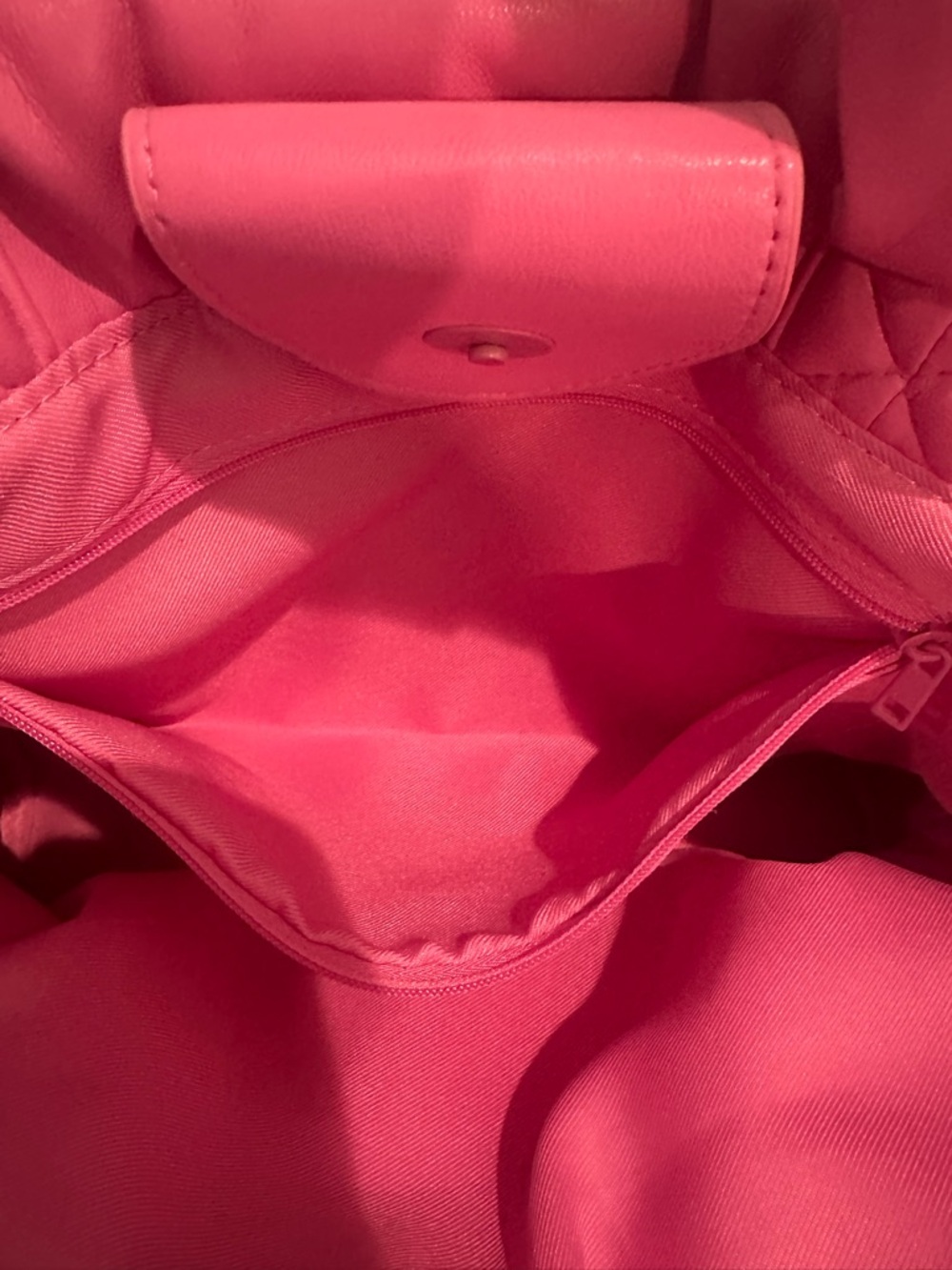 Pink Quilted Tote Bag - Women - Picture 3 of 7